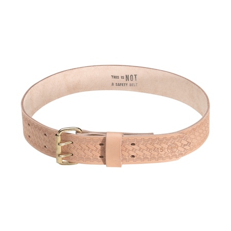 Klein Tools Tan Leather Heavy Duty Embossed Tool Belt, Xl 5415XL