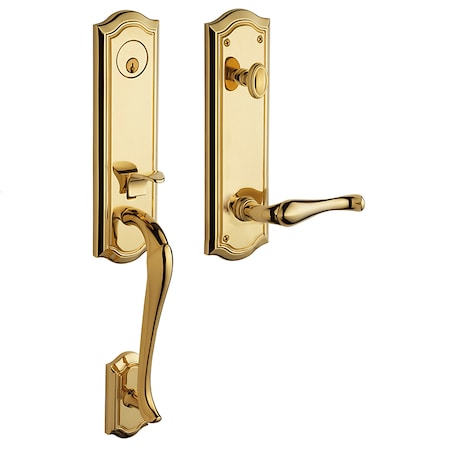 Baldwin Entry Handlesets Lifetime Brass 85337.003.LENT