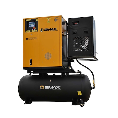 Emax ERK Rotary Screw Air Compressor VFD 7.5HP 3-P ERVK070003