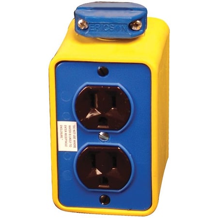 Ericson BX w/(2) DPLX 5-15 RCPT NO CRD 6001-1