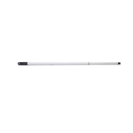 Malish Telescoping Handle, White Metal, 40"-54" L, PK 12 60059