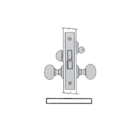 Baldwin Entry Storeroom Handlesets Oil Rubbed Bronze 6010.102.RRLS