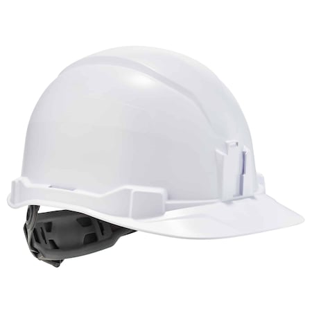 Ergodyne Hard Hat, 4-Point Point Ratchet, White 8970