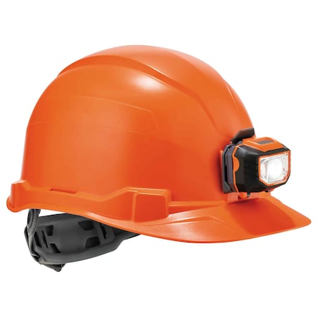 Ergodyne Orange Class E Hard Hat Cap w/Ratchet Su 8970-LED