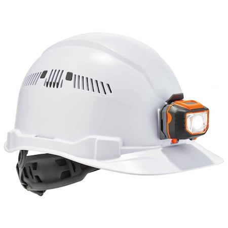 Ergodyne Premium Cap-Style Hard Hat with LED Light and Adjustable Venting - Type 1, Class C 8972-LED