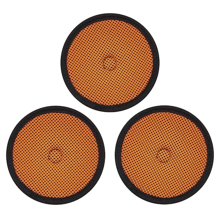 Ergodyne Orange Hard Hat Replacement Top Pad, PK3 8983