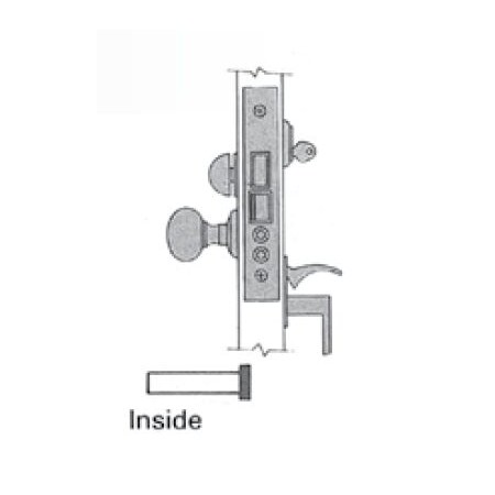 Baldwin Entry Handlesets Unlacquered Brass 6020.031.LLS