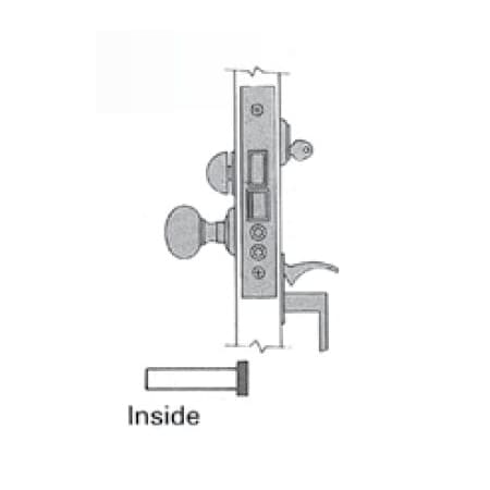 Baldwin Entry Handlesets Lifetime Bright Nickel 6020.055.LR