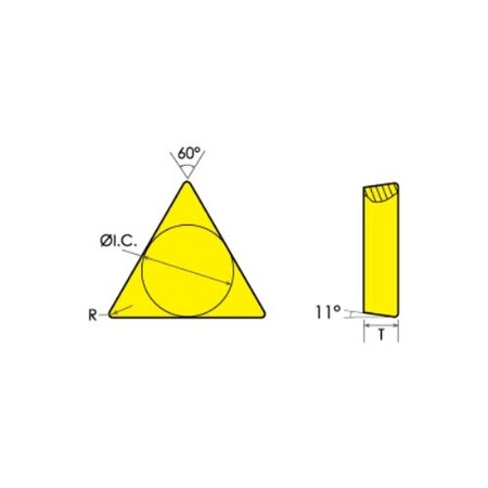 HHIP 6020-0323 TPG-323 C6 Carbide Insert HHIP 6020-0323 TPG-323 C6 Carbide Insert