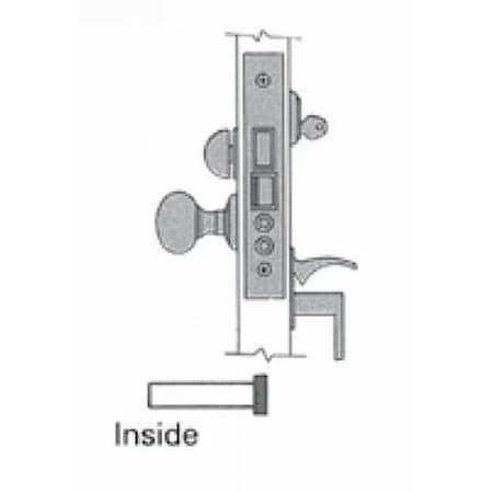 Baldwin Entry Handlesets Unlacquered Brass 6021.031.LRLS