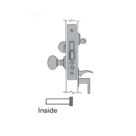 Baldwin Entry Handlesets Antique Brass 6021.050.RLSDT