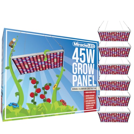 Miracle Led Commercial Hydroponic Multi Spectrum LED Hangable Grow Panel, PK6 602195