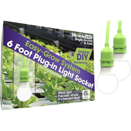 Miracle Led LED Ready Corded Ligh, Single Socket, PK2 602197