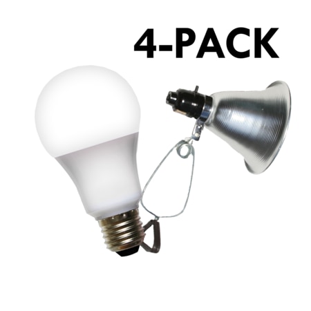 Miracle Led Clamp Lamp Grow Fixture & Full Spectrum LED Grow Light 8 Pcs Kit, PK4 602276