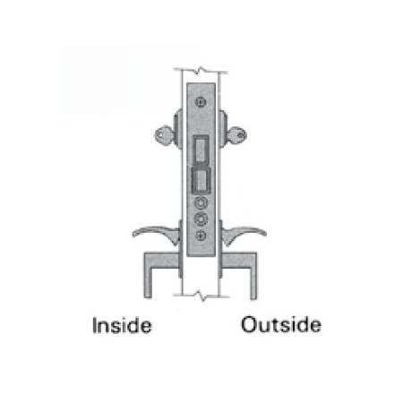 Baldwin Entry Handlesets Lifetime Satin Nickel 6025.056.R