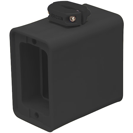 Ericson Electrical Box, Outlet Box Type, 2 Gangs, Thermoplastic Elastomer, Rectangular Shape 6029