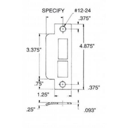 Baldwin Lifetime Brass Strikes Lifetime Brass 6037.003.R214
