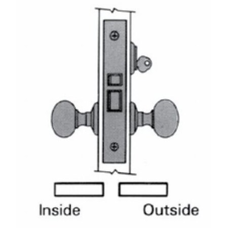 Baldwin Fail Safe Handlesets Satin Nickel 6051.150.L