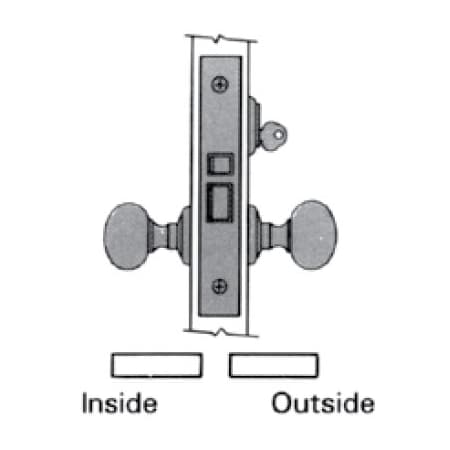 Baldwin Fail Secure Handlesets Oil Rubbed Bronze 6053.102.LRLS