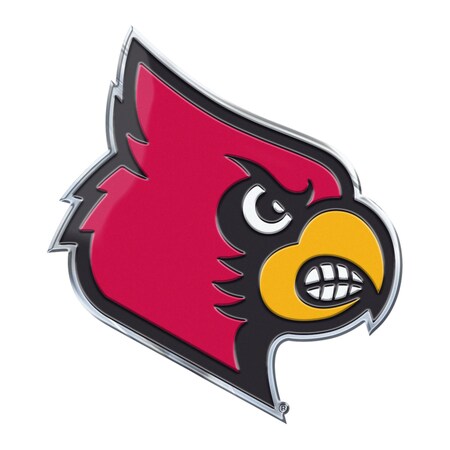 Fanmats University of Louisville Embossed Alumnium Color Emblem 60536
