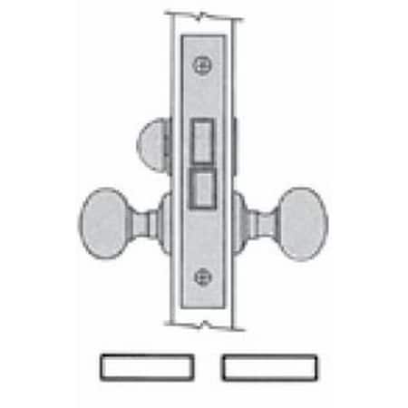 Baldwin Privacy Handlesets Lifetime Satin Nickel 6055.056.RLS