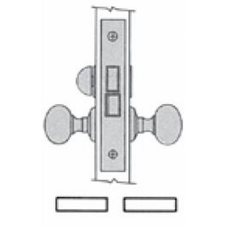 Baldwin Privacy Handlesets Satin Nickel 6055.150.R