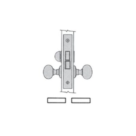 Baldwin Privacy Handlesets Bright Chrome 6055.260.R