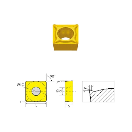 Hhip SCMT-432-HM Coated Carbide Insert 6004-3432