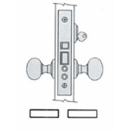 Baldwin Corridor Office Handlesets Unlacquered Brass 6060.031.LRLS