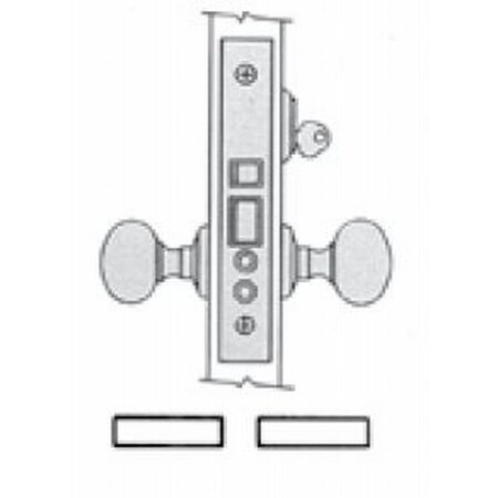 Baldwin Corridor Office Handlesets Satin Nickel 6060.150.LR