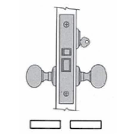 Baldwin Utility Room Handlesets Vintage Brass 6065.033.RLS