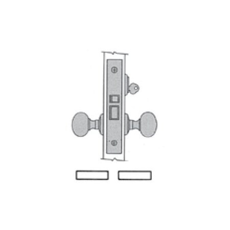 Baldwin Utility Room Handlesets Antique Brass 6065.050.L