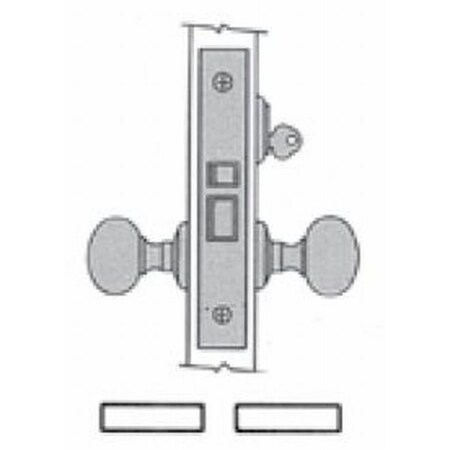Baldwin Utility Room Handlesets Oil Rubbed Bronze 6065.102.LR