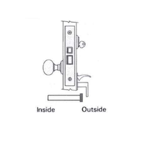 Baldwin Utility Room Handlesets Venetian Bronze 6066.112.R