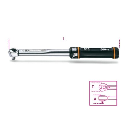 Beta Click-Type Torque Wrench, 1/2" 006060111