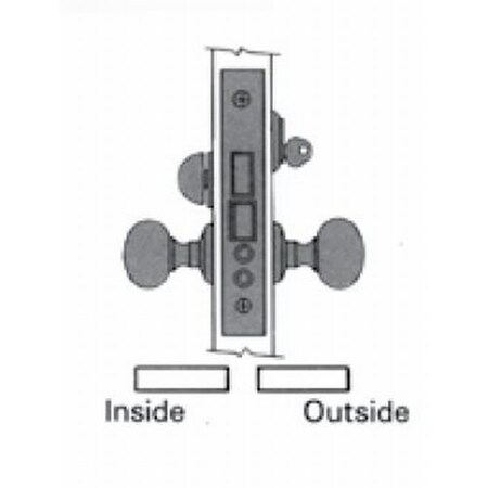 Baldwin Entry Handlesets Lifetime Bright Nickel 6075.055.LDT