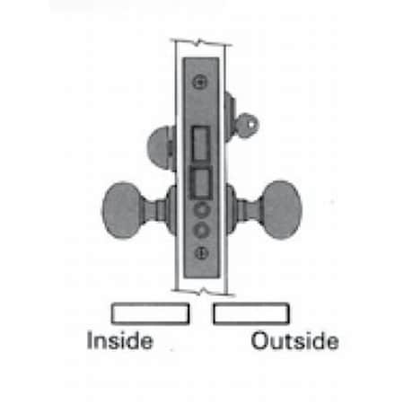 Baldwin Entry Handlesets Lifetime Bright Nickel 6075.055.RLS