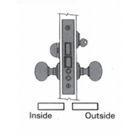 Baldwin Entry Handlesets Bright Chrome 6075.260.RR