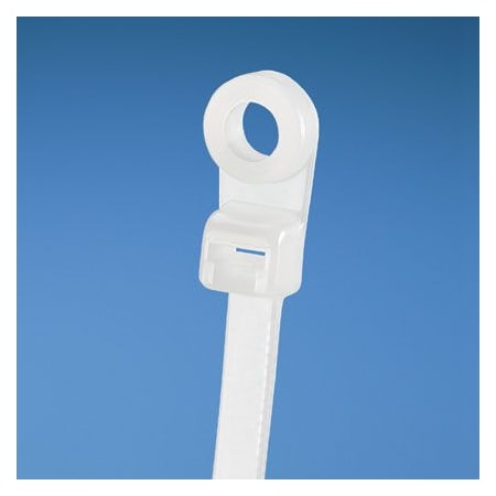 Panduit Cable Tie Clamp, 15" L, Nylon, White, PK50 SC15-120-S25-L