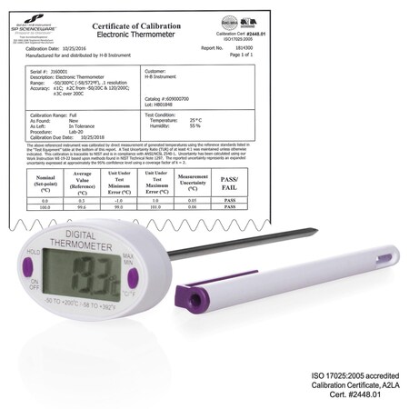 Bel-Art Products Electronic Thermometer Big Digit 60900-1100