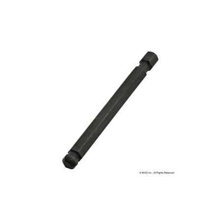 80/20 Power Bit 1/4" Hex Ball End 6095