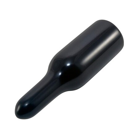 Caplugs E-Z Pull-Tab Vinyl Cap, Black, Red, Vinyl 400 PK EZ-655-12 99190380