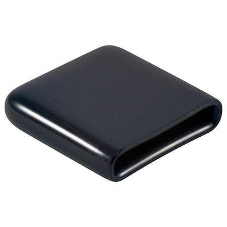 Caplugs Vinyl Rect Cap - Flat End, Black, Vinyl 1000 PK VRF-1375X2020-8 NB02Y1