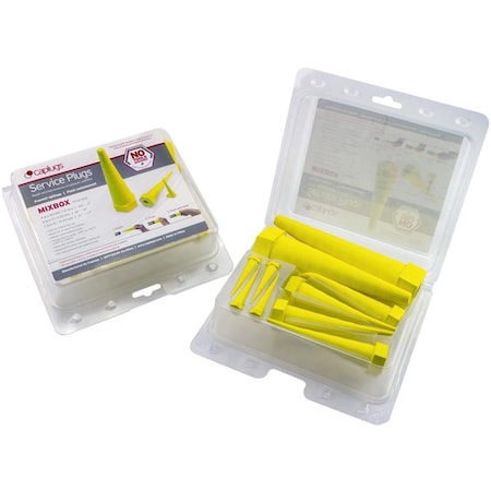 Caplugs Pigs Tail Service Plugs, PK10 PTSP-MIX PTSP-MIXQ1