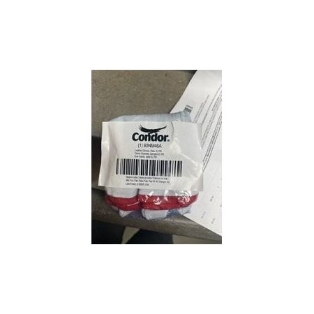 Condor Leather Drivers Gloves, Shirred Slip-On Cuff, Keystone Thumb, White, S, 1 PR 60NM46