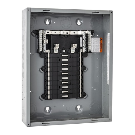 Square D Load Center, QO, 24 Spaces, 200A, 120/240V AC, Main Lug, 1 Phase QO124L200PG