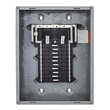 Square D Load Center, QO, 24 Spaces, 150A, 120/240V AC, Main Circuit Breaker, 1 Phase QO124M150P