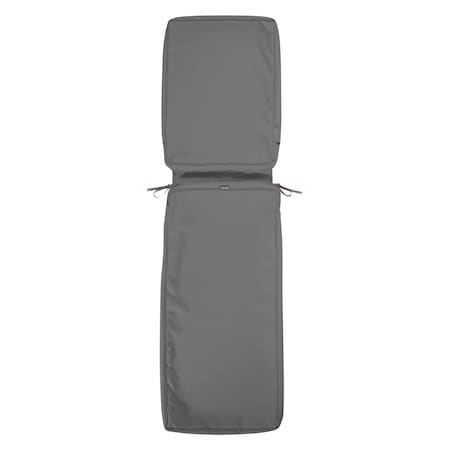 Classic Accessories Montlake Light Charcoal Patio Cushion Slipcover, 74"x23"x3" 60-444-010801-RT