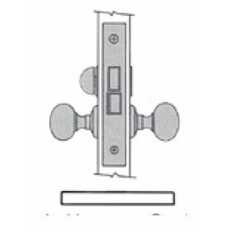 Baldwin Privacy Handlesets Oil Rubbed Bronze 6100.102.LRLS