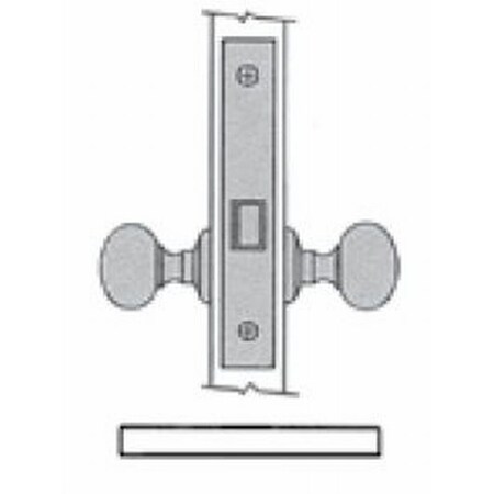 Baldwin Passage Handlesets Venetian Bronze 6110.112.L